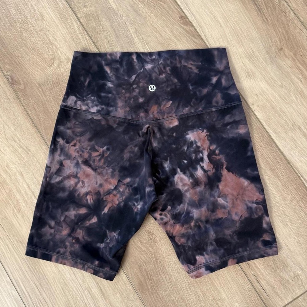 Lululemon Align HR Shorts 7" High Rise Diamond Dye Women size 6